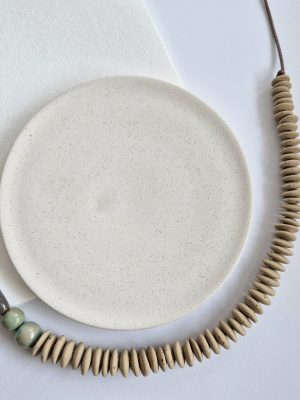 Ceramic beaded necklace