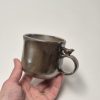 Wood fired coffee cup