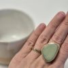 Ceramic ring in green