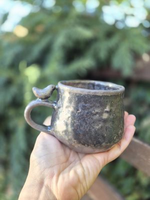 Wood fired coffee mug