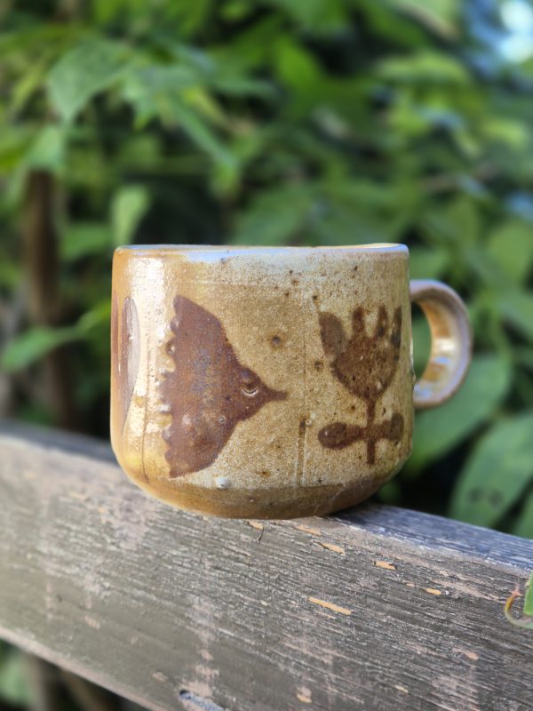 Wood fired coffee mug