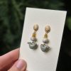Woodland bird earrings