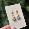 Woodland bird earrings