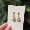 Woodland bird earrings