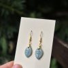 Woodland leaf earrings
