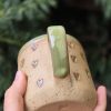 Ceramic mug with hearts