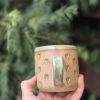 Ceramic mug with hearts