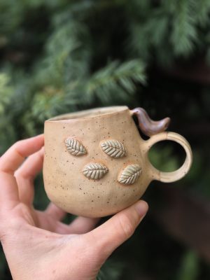 Ceramic coffee cup